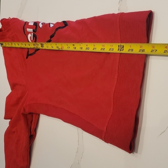 Guess Sweat Shirt Crew Neck Red Diamond Logo ? Embroidered Men Size L CA20 - Picture 11 of 13